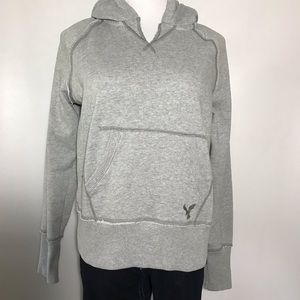 American Eagle Women Hoodie Thick Hood Large 1218C